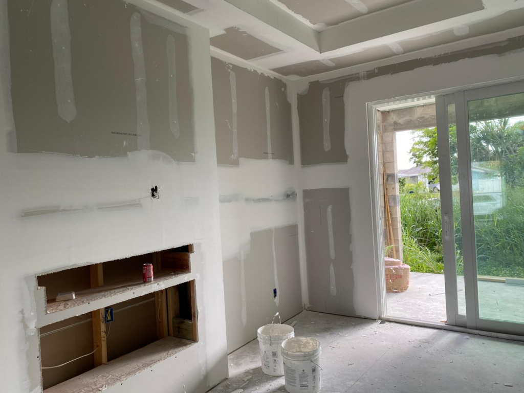 New home interior construction by Build Up Contracting in Venice Florida